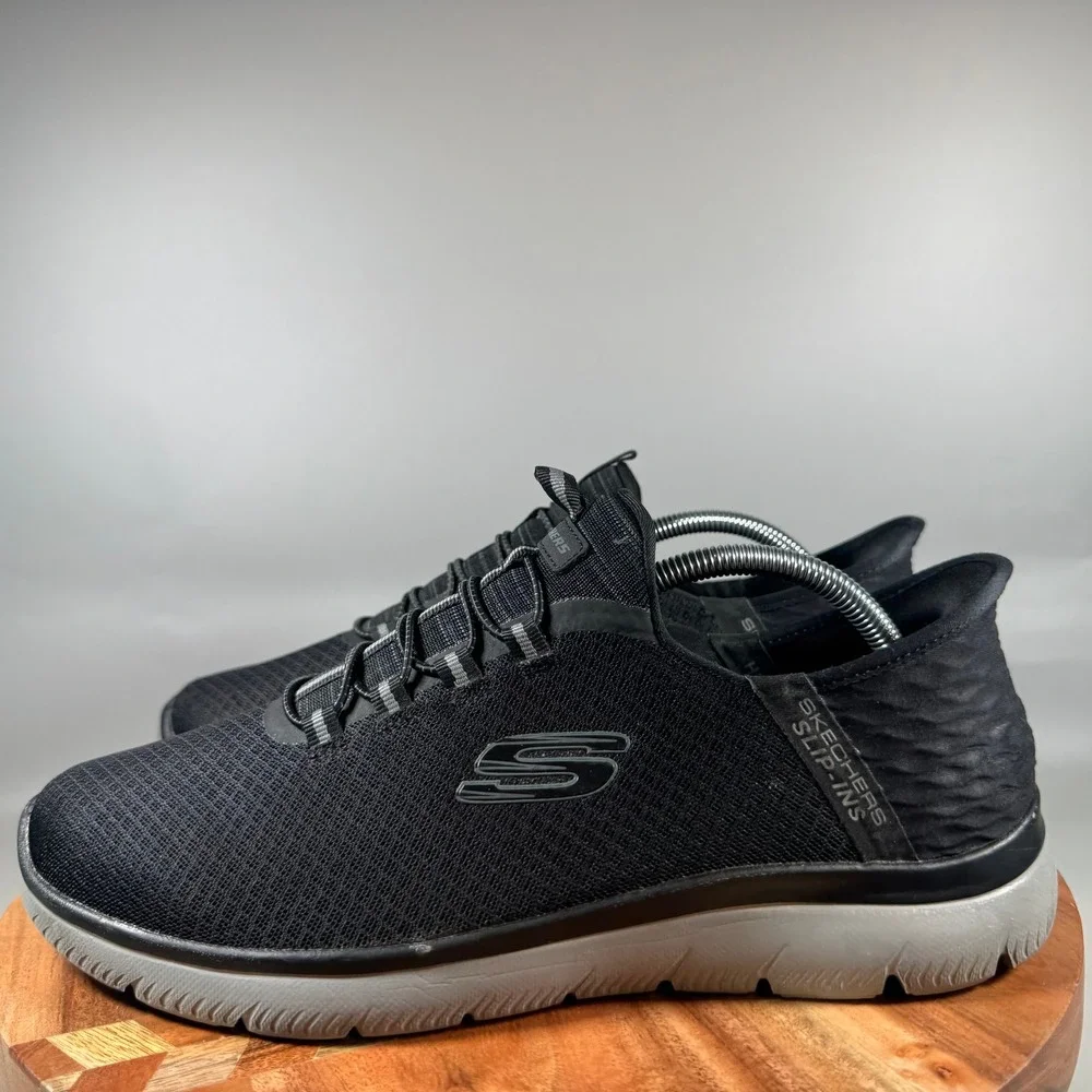 Skechers Mens Slip-ins Ultra Flex 3.0 Smooth Step Black 232457W Size 9.5 Wide